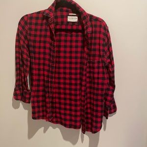 Ralph Lauren Black and Red Button Up.